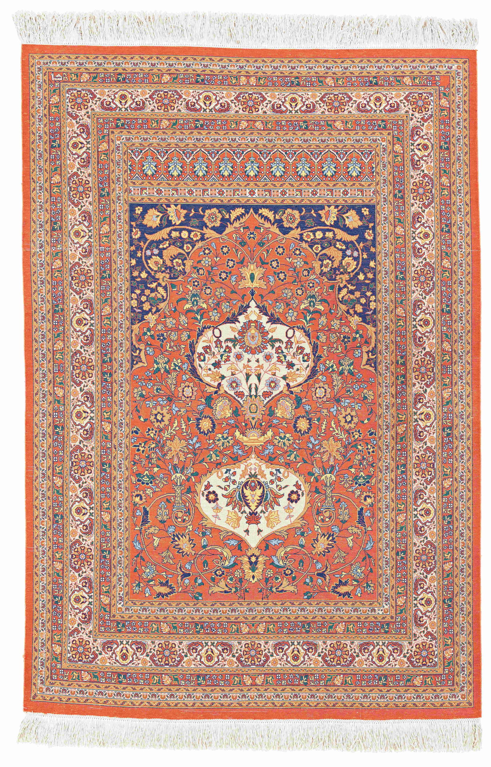 Silk Tabriz Rug - 2