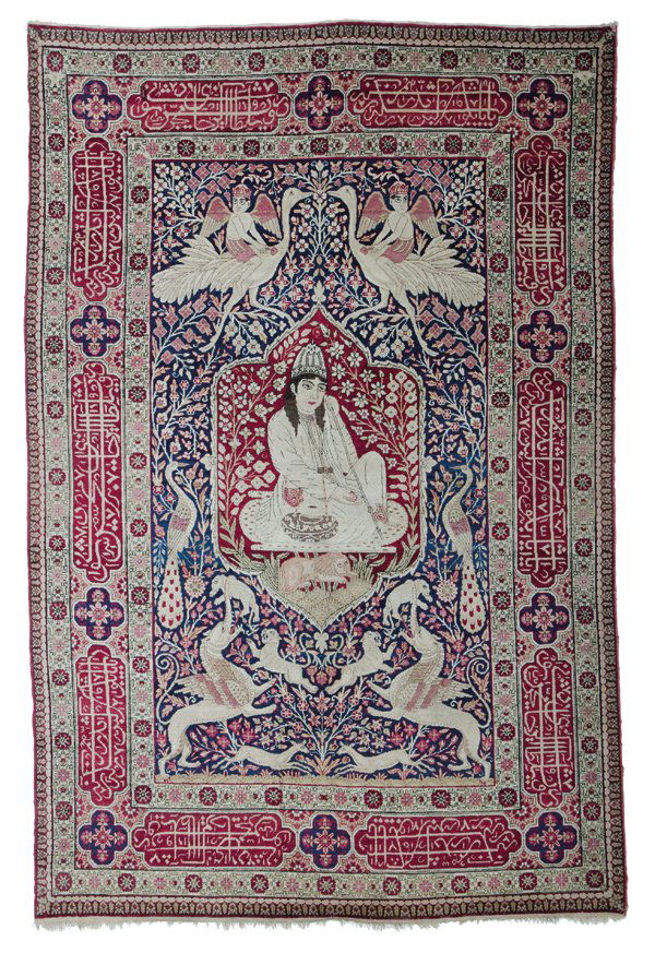 Kerman rug, Persia circa 1910: Kerman rug, Approximately 6ft. 7in. x 4ft. 4in. (200x131cm) Persia circa 1910