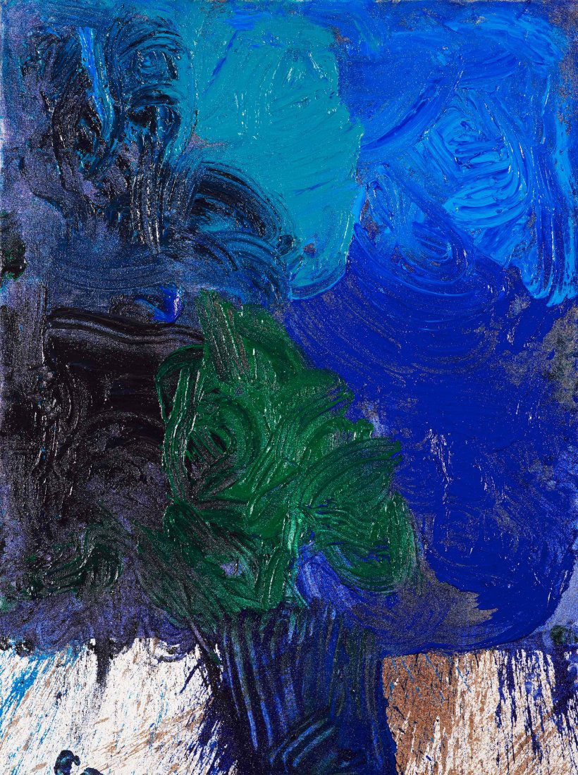 Hermann Nitsch * + (1938 Wien) Schuettbild, 2015: Hermann Nitsch * (1938 Wien) Schuettbild, 2015 Acryl auf Jute, 200 x 150 cm Signatur Rueckseite: signiert, 2015 Bezeichnet RS Keilrahmen: HE_LAWRENCE_HAN Provenienz: Oesterreich Hermann Nitsch * (1938