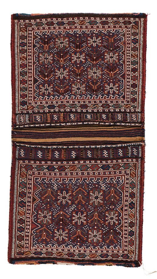 Lori Bakhtiar Chordjin: Lori Bakhtiar Chordjin 103 x 55cm (3ft. 5in. x 1ft. 10in.) Persia, end of 19th century Condition: excellent Wool warp, wool and cotton weft, wool pile