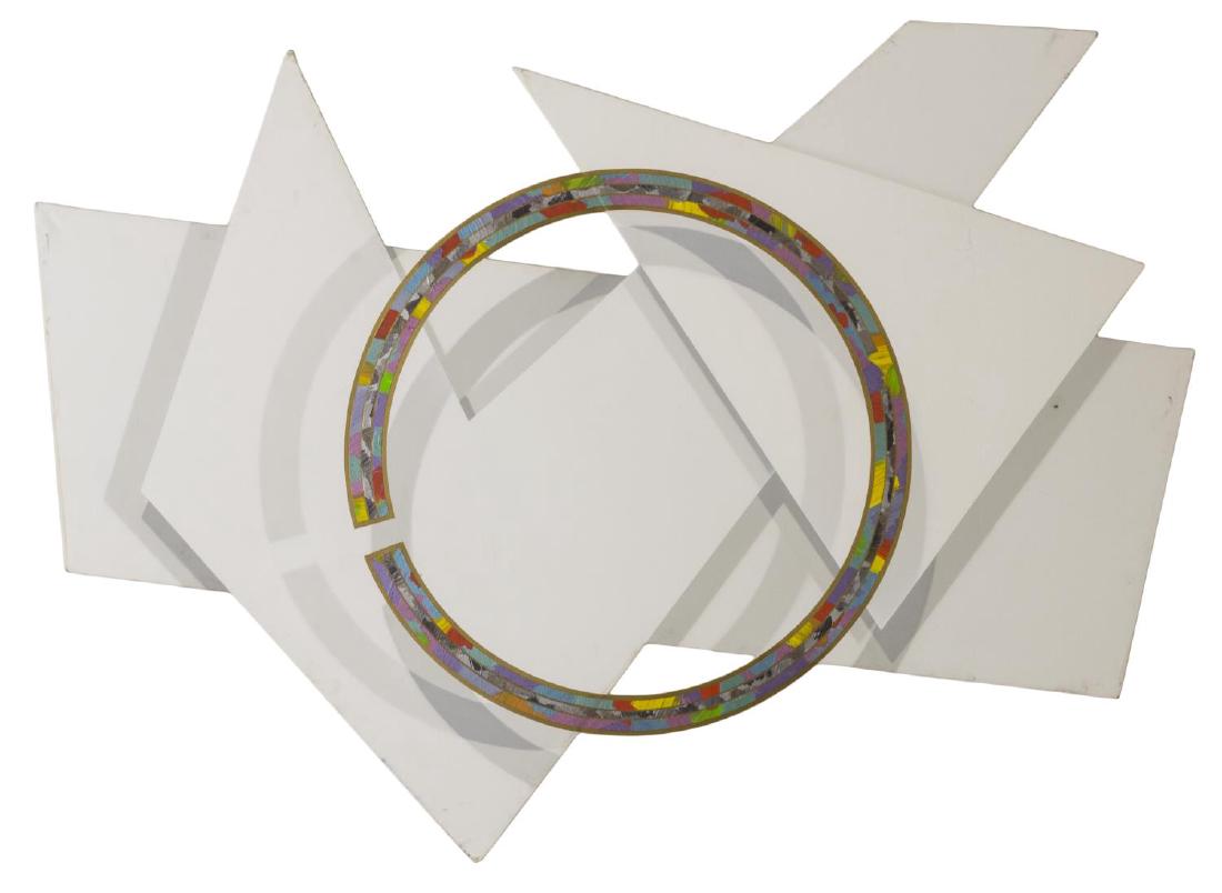 JACK REILLY (CA, 1950) SHAPED CANVAS OIL PAINTING (1 of 3)