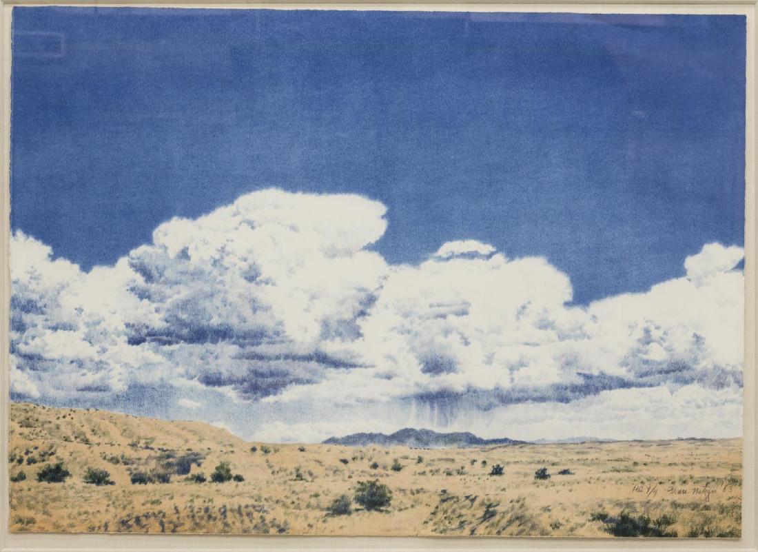 FRAMED LITHO WESTERN LANDSCAPE, FRAN METZGER (1 of 5)