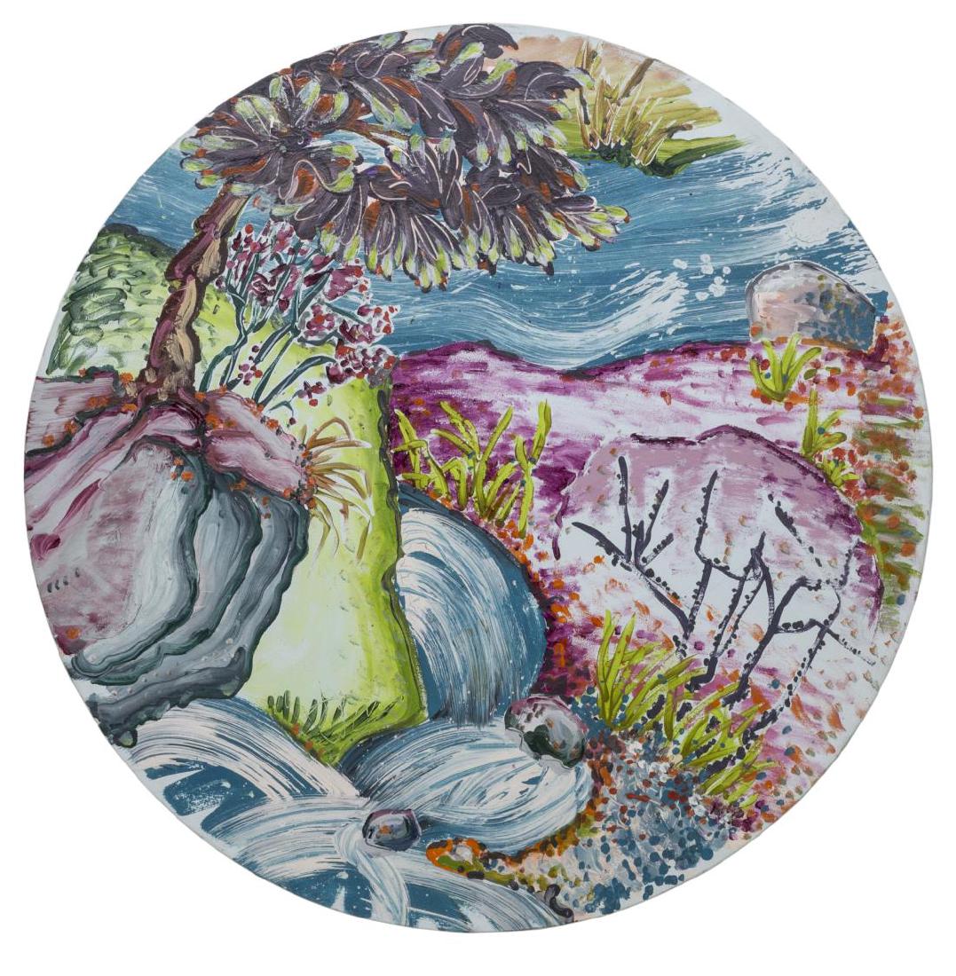 BRAD DAVIS (B 1942) LANDSCAPE IN THE PERSIAN STYLE (1 of 4)