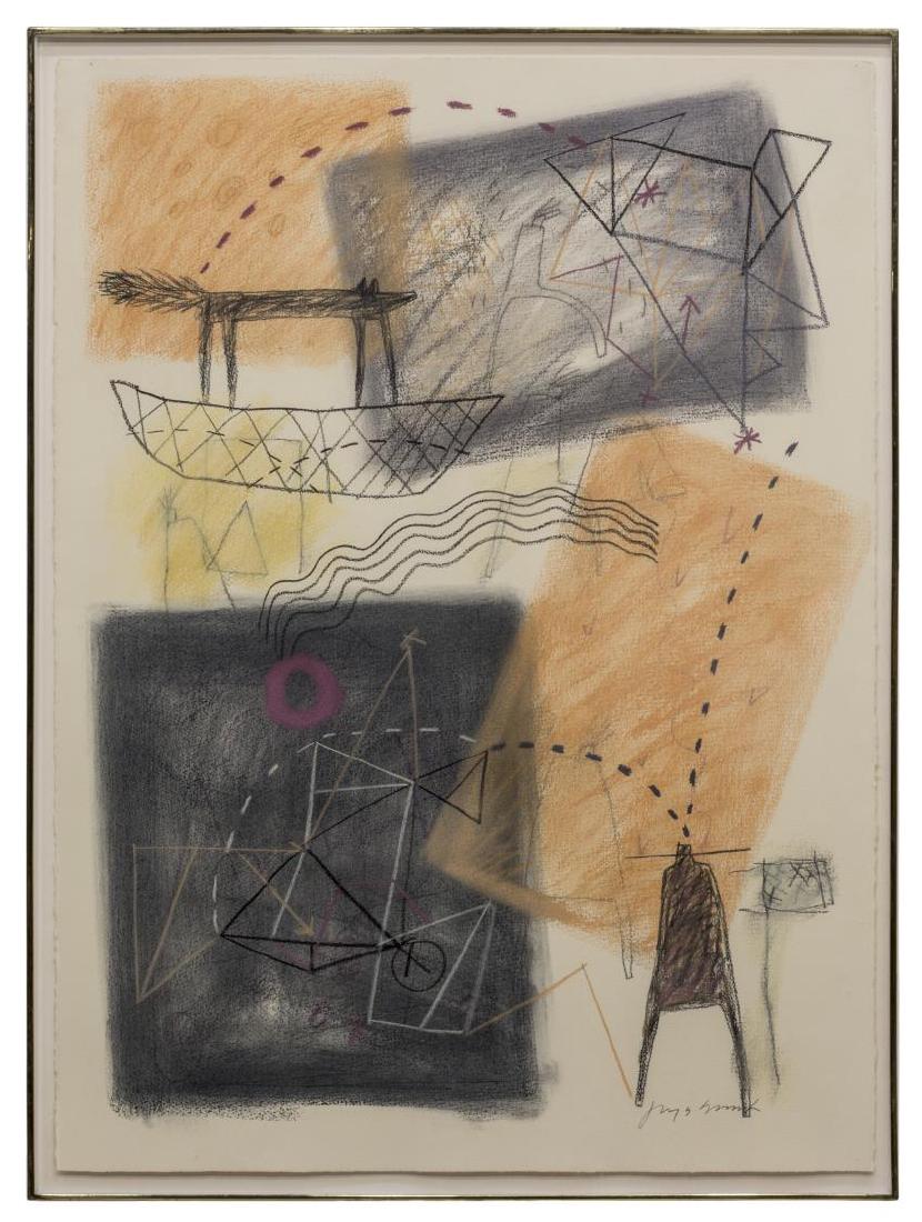 JAUNE QUICK-TO-SEE SMITH (B. 1940) EL MORRO #51 (1 of 4)