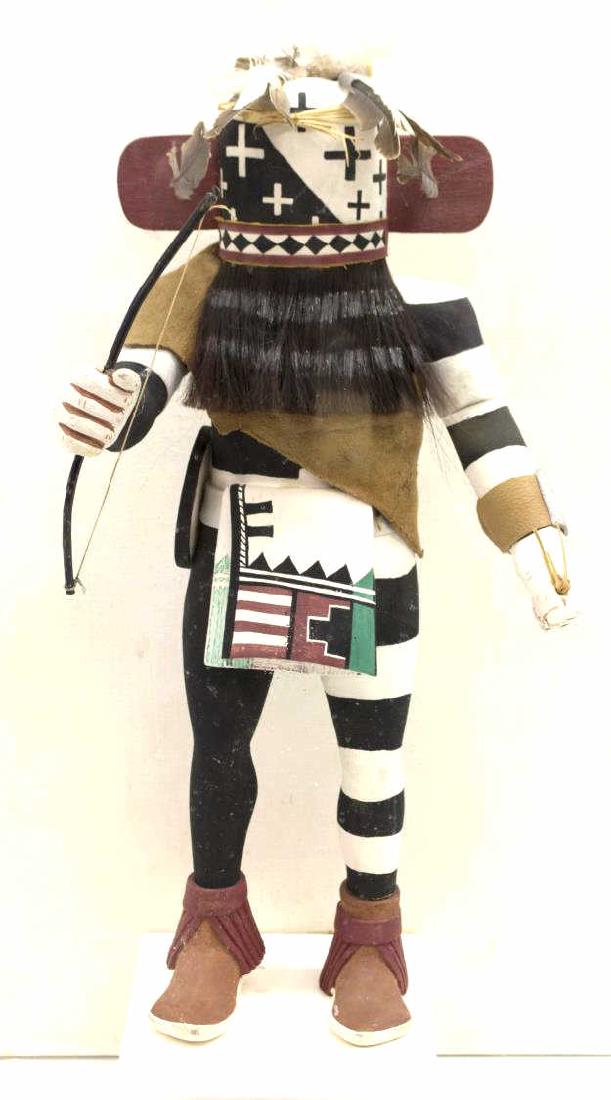 CASED NATIVE AMERICAN HOPI KACHINA EWIRO-WARRIOR (1 of 6)