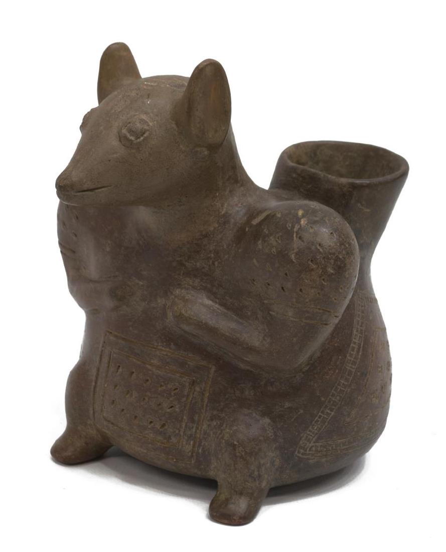 COLIMA POTTERY ANIMAL EFFIGY VESSEL (1 of 5)