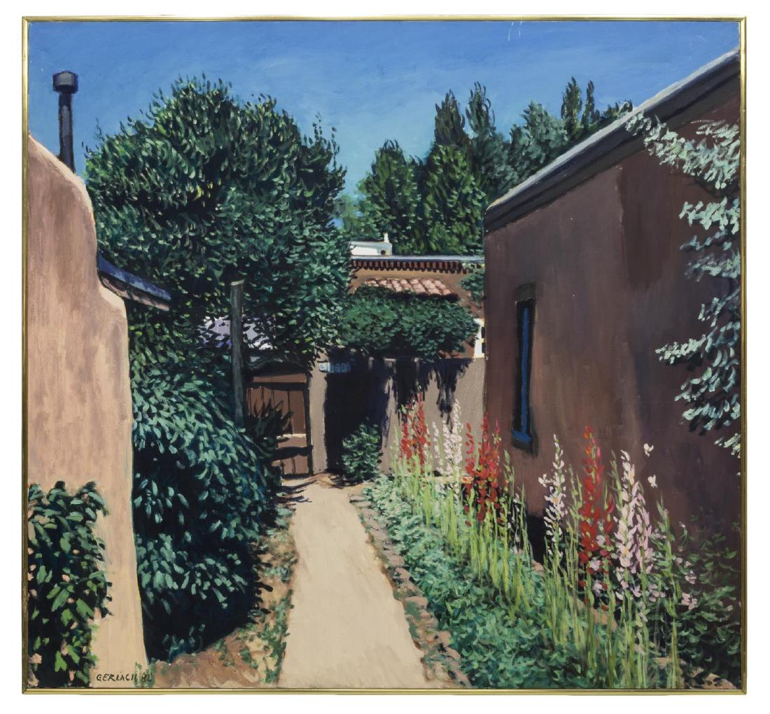CHRISTOPHER GERLACH (1952) GARDEN PATH PAINTING (1 of 3)