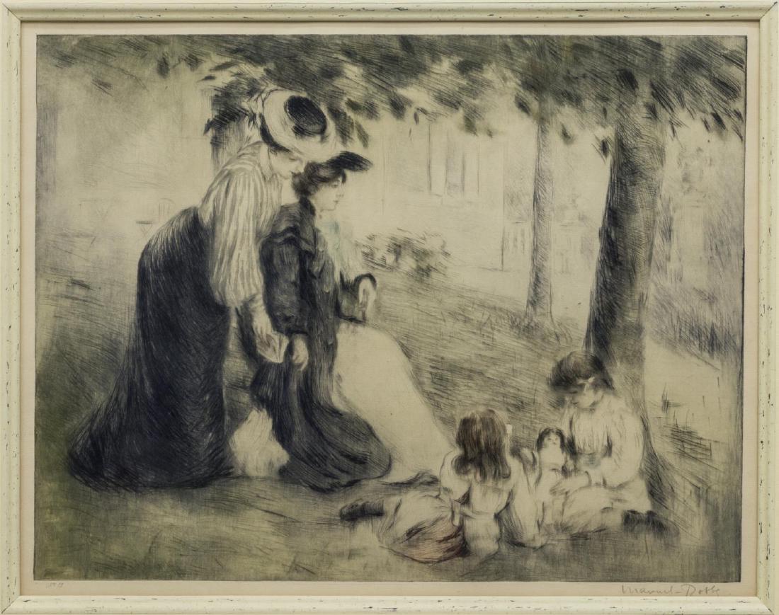 MANUEL ROBBE LES MAMANS AQUATINT & DRYPOINT PRINT (1 of 4)