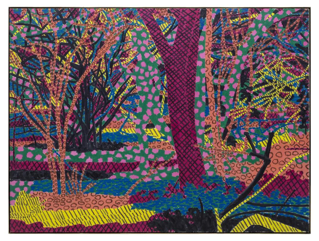 ALAN TURNER (NY B. 1943) "TROPICAL TROPICAL' O/C (1 of 4)