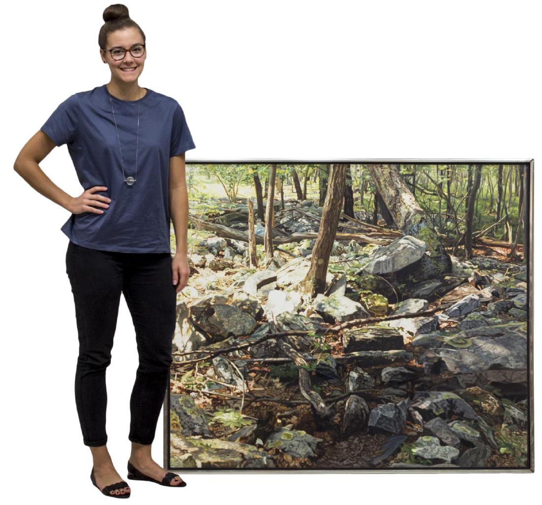 CAI CHU-FU (CHINESE B. 1942) FOREST PAINTING (1 of 4)