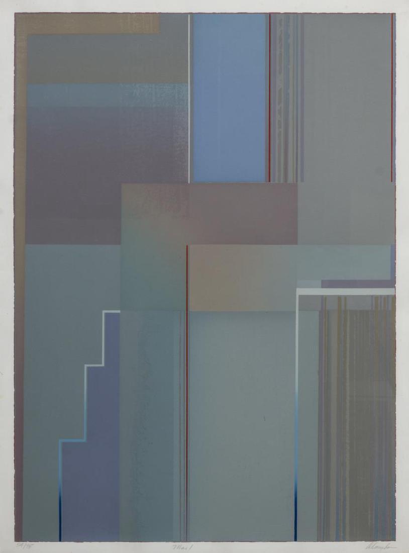 JOSEPH ALMYDA (1927-2011) SCREENPRINT, 'MAI I' (1 of 5)