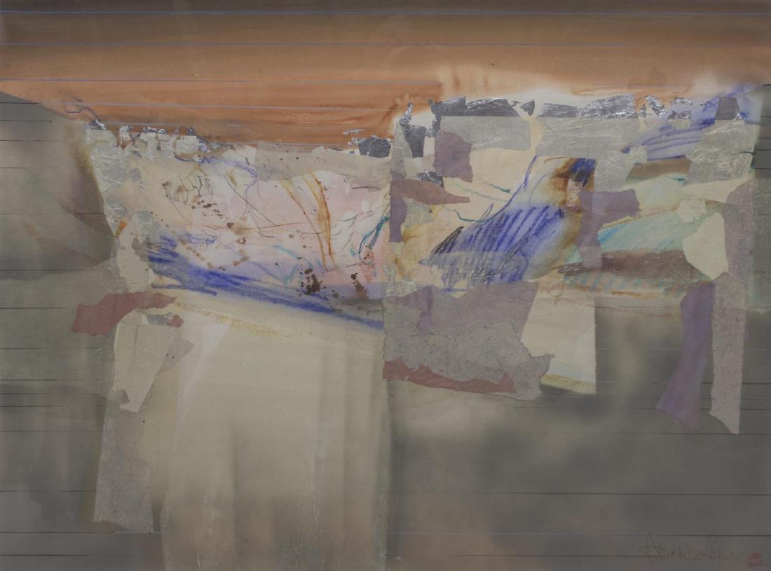 HAROLD LARSON ( B. 1935), MIXED MEDIA WATERCOLOR (1 of 4)