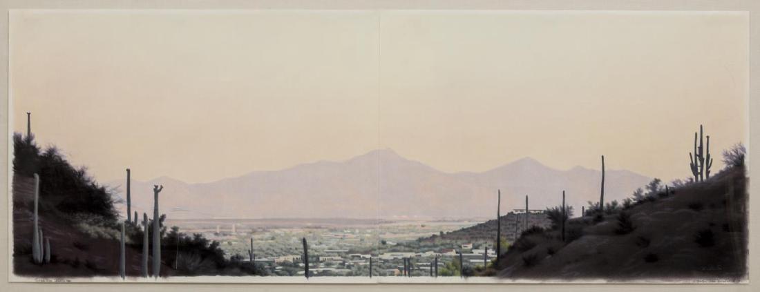 MARTHA JANE BRADFORD TUCSON LANDSCAPE DIPTYCH (1 of 5)