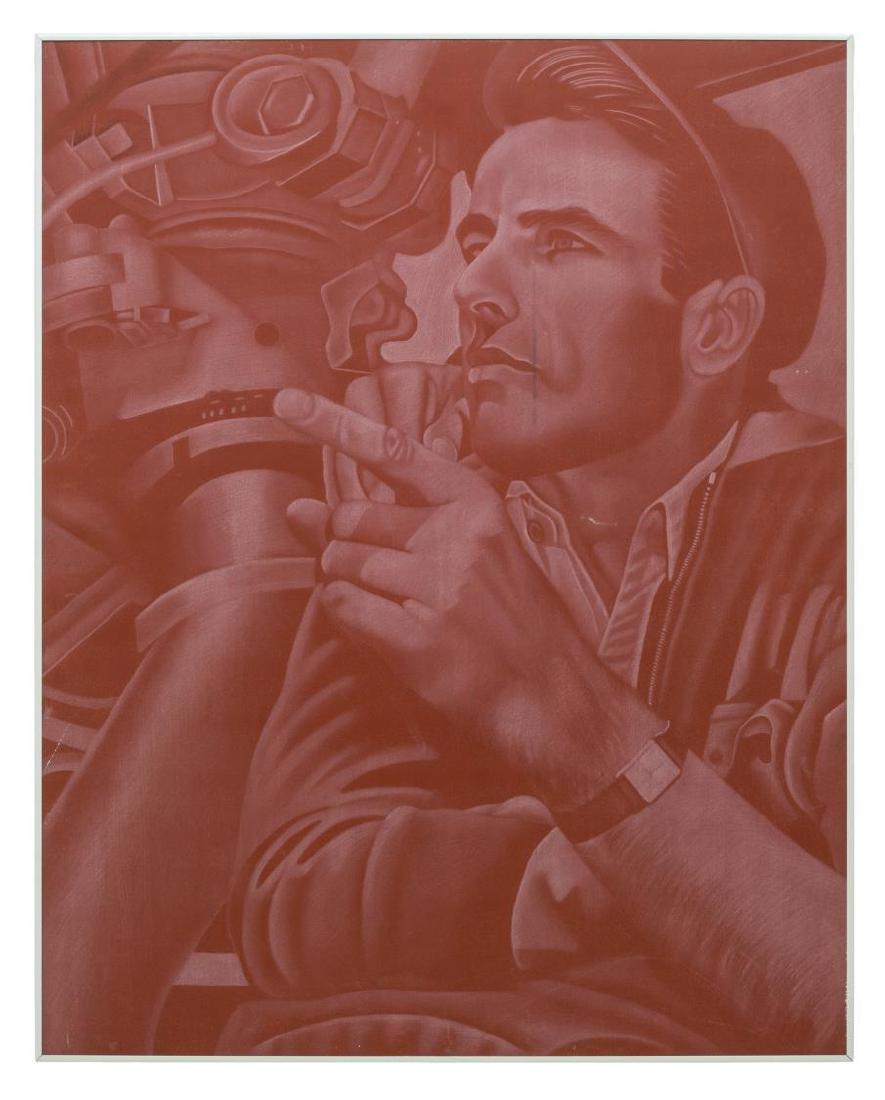 RACHEL HECKER (HOUSTON) 'A SMALL LESSON' PAINTING (1 of 3)