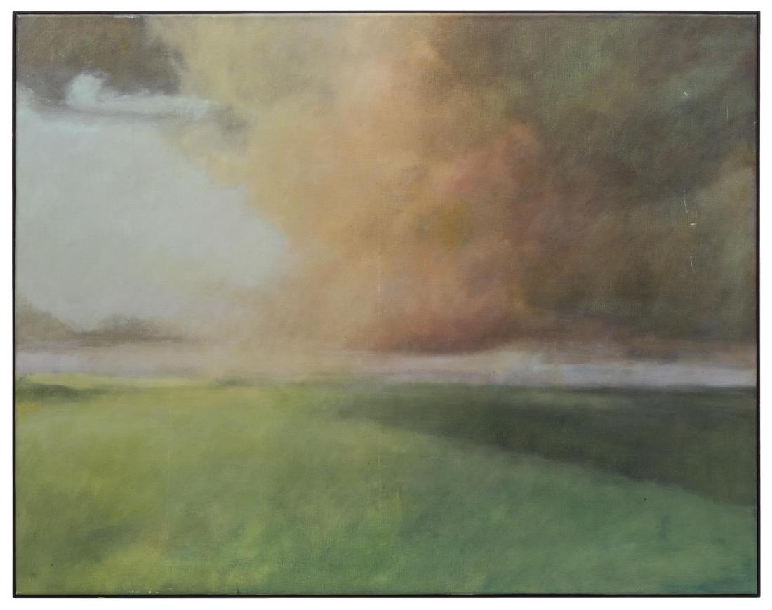 FRAMED PAINTING "THE WINDS THAT DIE & START", 1982 (1 of 4)