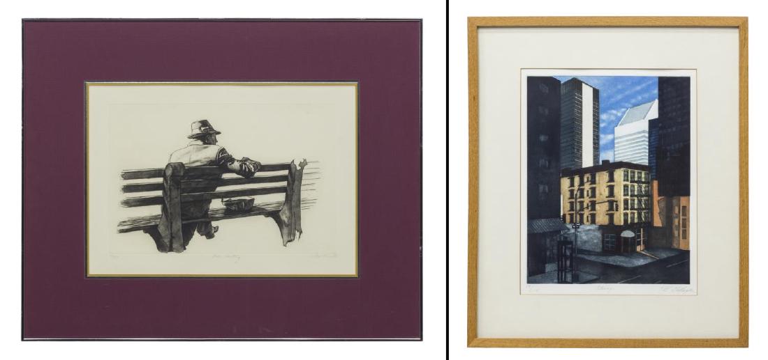 (2) FRAMED ETCHINGS, GALLAGHER & HARRY MCCORMICK (1 of 7)