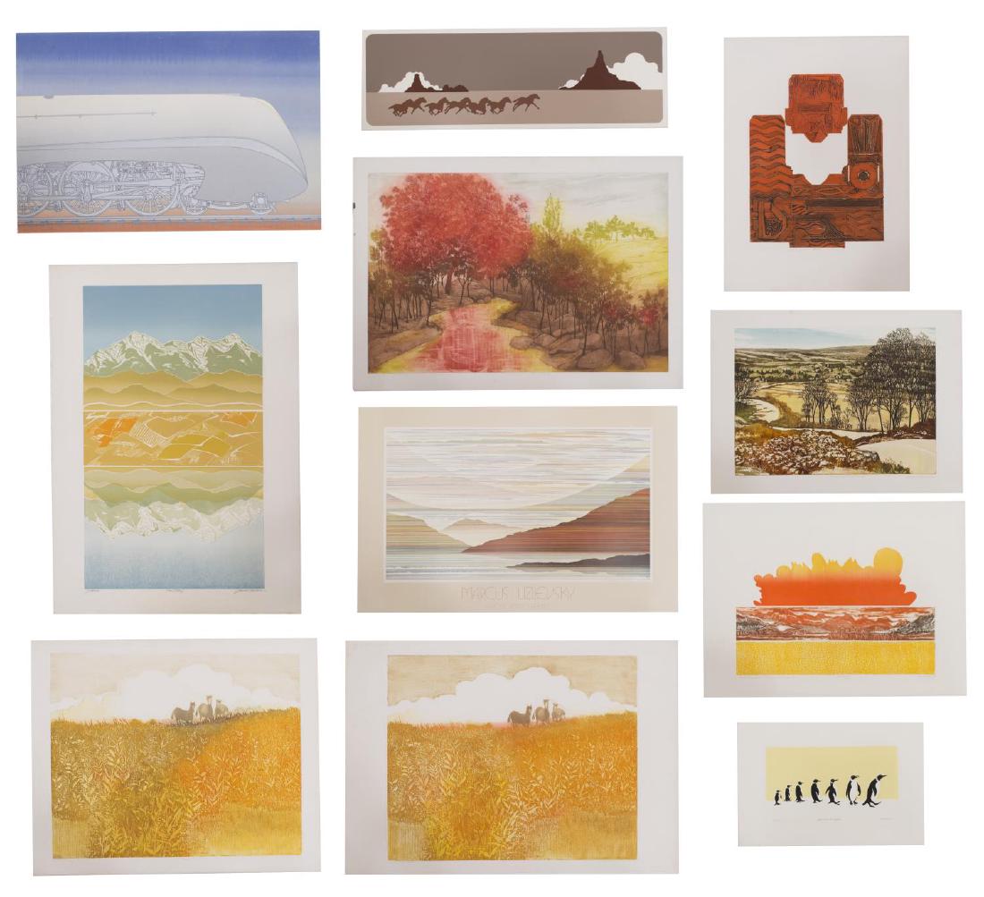 (11) UNFRAMED PRINTS, MCNEILL, GRAEME, NEWMAN, ETC (1 of 4)