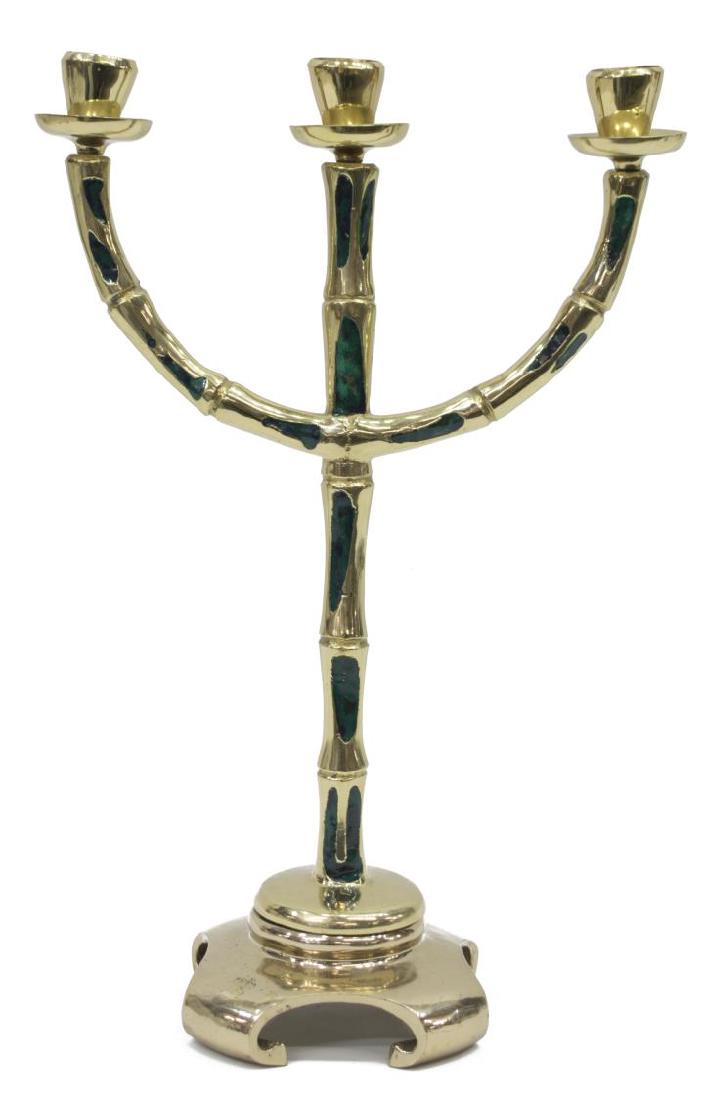PEPE MENDOZA MID-CENTURY MODERN BAMBOO CANDLESTICK (1 of 3)