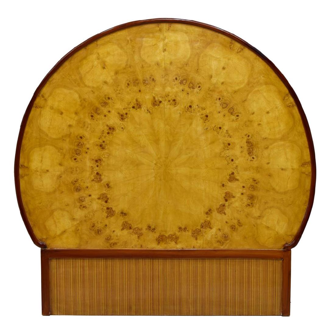 FRENCH ART DECO BIRDSEYE MAPLE SUNBURST HEADBOARD (1 of 4)