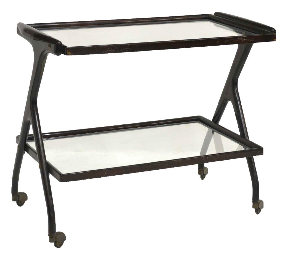 MID-CENTURY MODERN CESARE LACCA STYLE SERVICE CART (1 of 3)