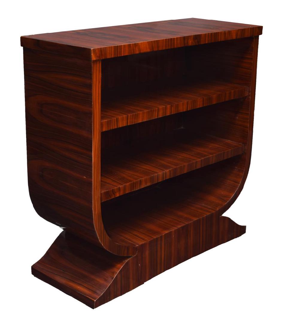 FRENCH MAHOGANY ART DECO STYLE BOOKCASE, 20TH C (1 of 2)