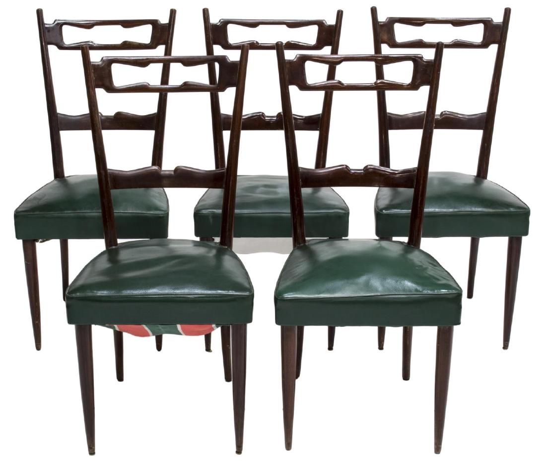 (5) OSVALDO BORSANI MID CENTURY MODERN SIDE CHAIRS (1 of 2)