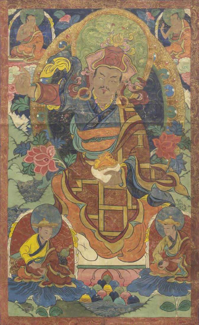 TIBETAN BUDDHIST THANGKA WALL HANGING PAINTING (1 of 5)