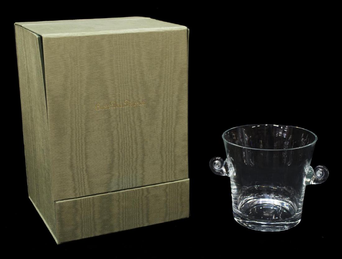 TIFFANY & CO GLASS CHAMPAGNE BUCKET & ORIGINAL BOX (1 of 4)