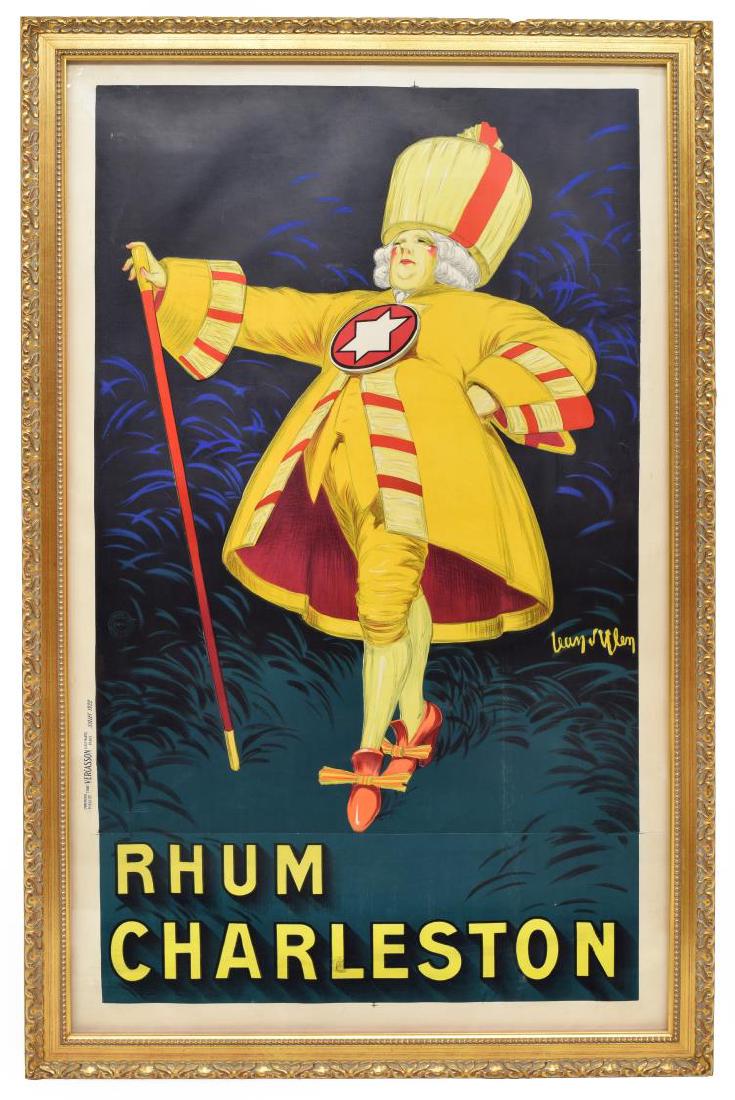 JENA D'YLENN 1922 RHUM CHARLESTON POSTER 66"H (1 of 6)