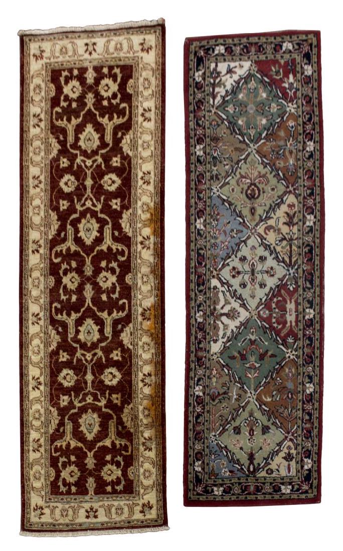 (2) WOOL RUNNER RUGS, VARIOUS PATTERNS (1 of 4)