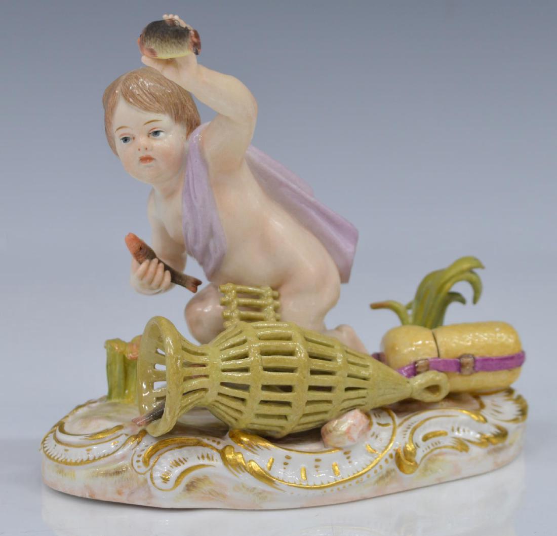 MEISSEN PORCELAIN FIGURE, WATER, ELEMENTS SERIES (1 of 5)