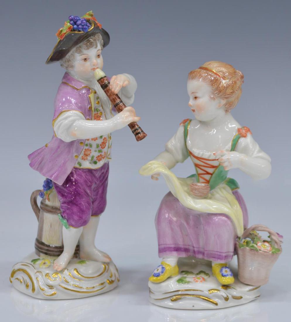 (2) MEISSEN PORCELAIN FIGURES OF CHILDREN (1 of 7)