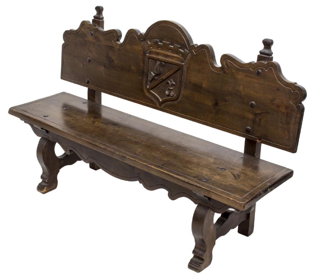 RUSTIC ITALIAN BENCH, FLORENCE (1 of 3)