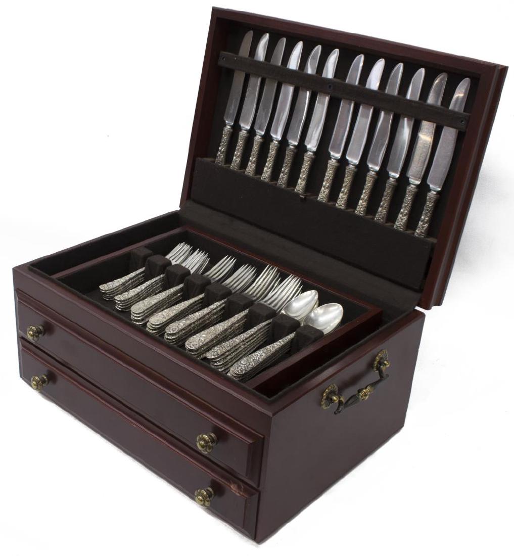 (138) S. KIRK & SON 'REPOUSSE' STERLING FLATWARE (1 of 6)