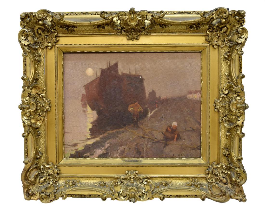 EANGER IRVING COUSE (1866-1936) SEASIDE PAINTING (1 of 5)