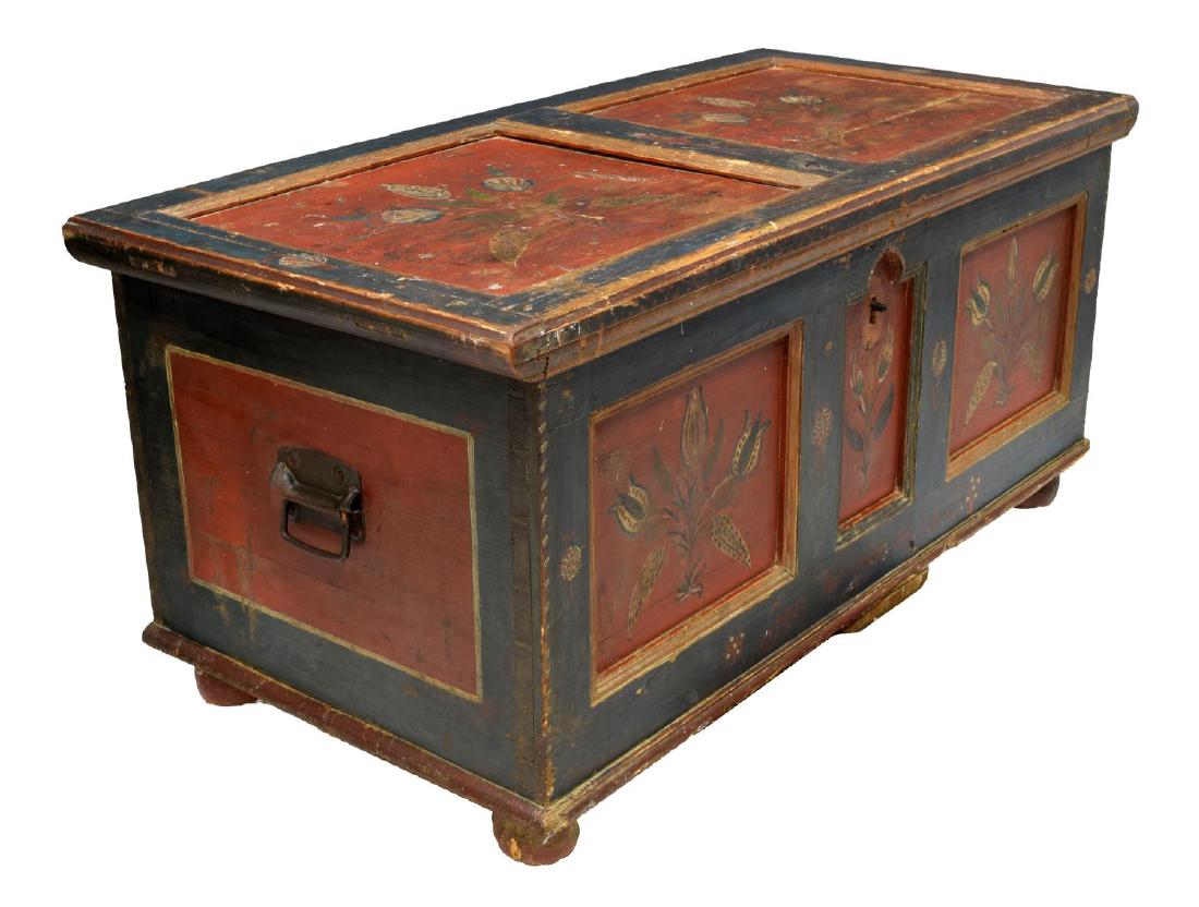 SCANDINAVIAN POLYCHROME PINE TRUNK (1 of 4)