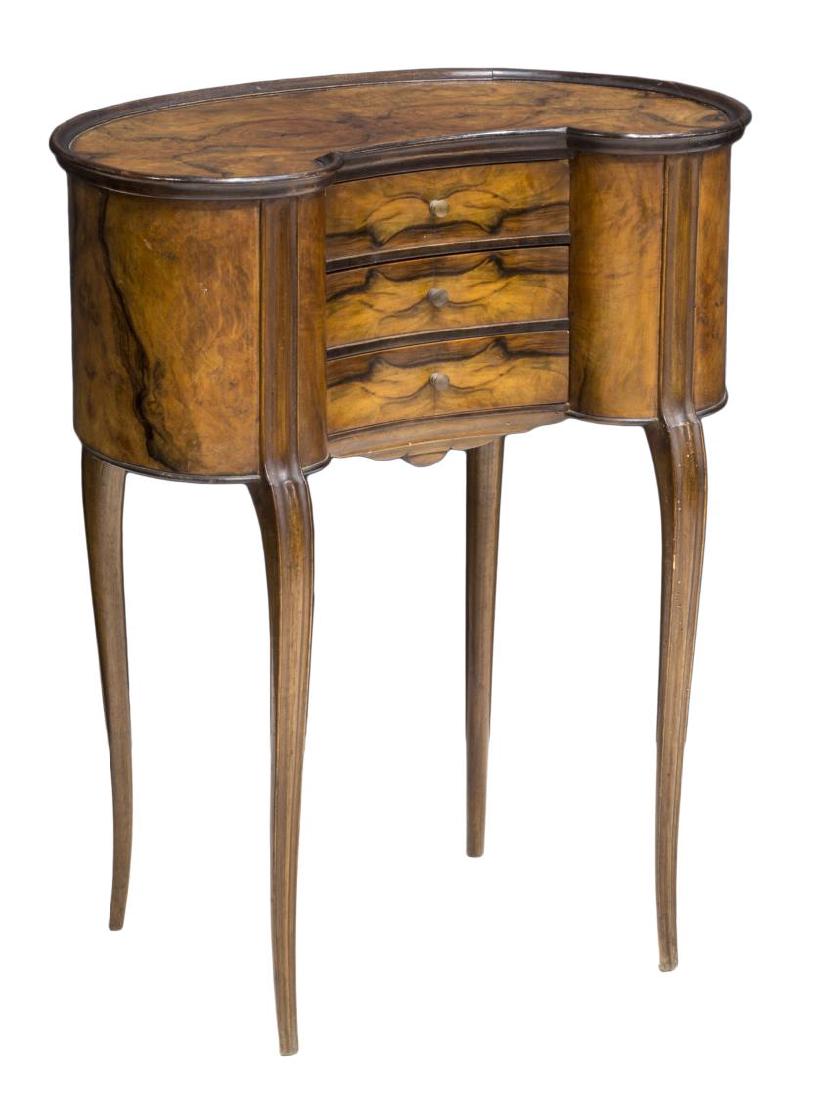 FRENCH THREE DRAWER BEDSIDE CABINET (1 of 3)