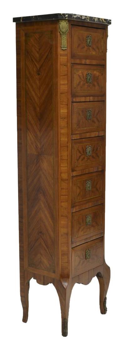 ITALIAN LOUIS XVI STYLE MARBLE TOP CHIFFONIER (1 of 5)