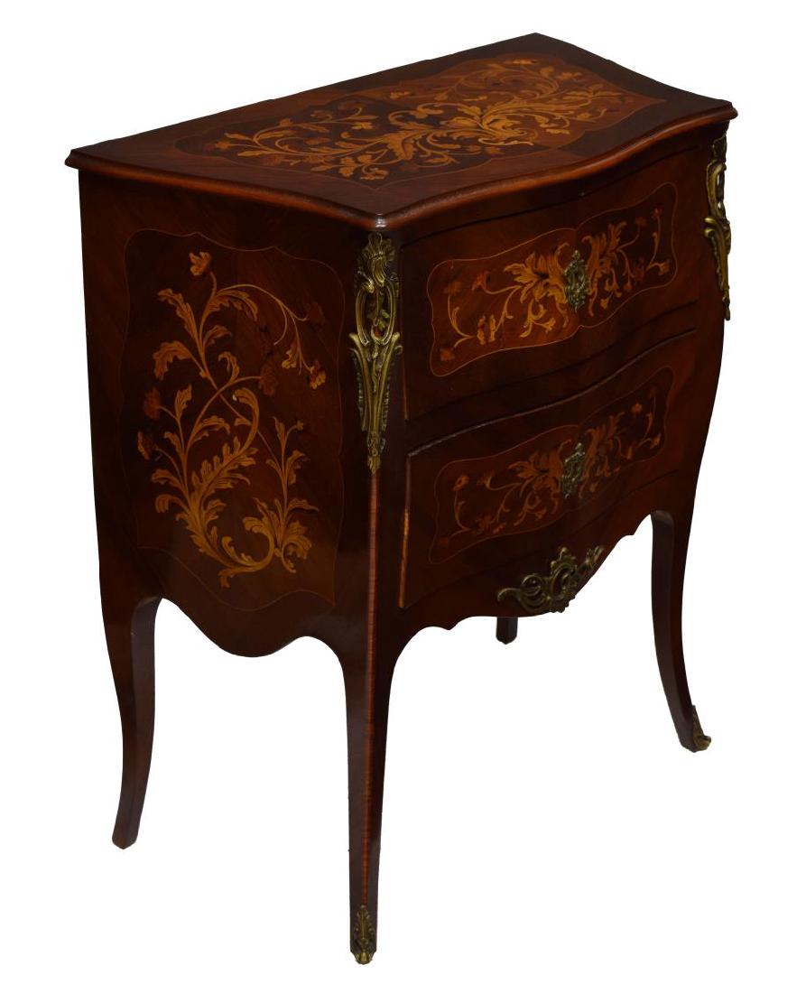 ITALIAN FOLIATE INLAID COMMODE (1 of 4)