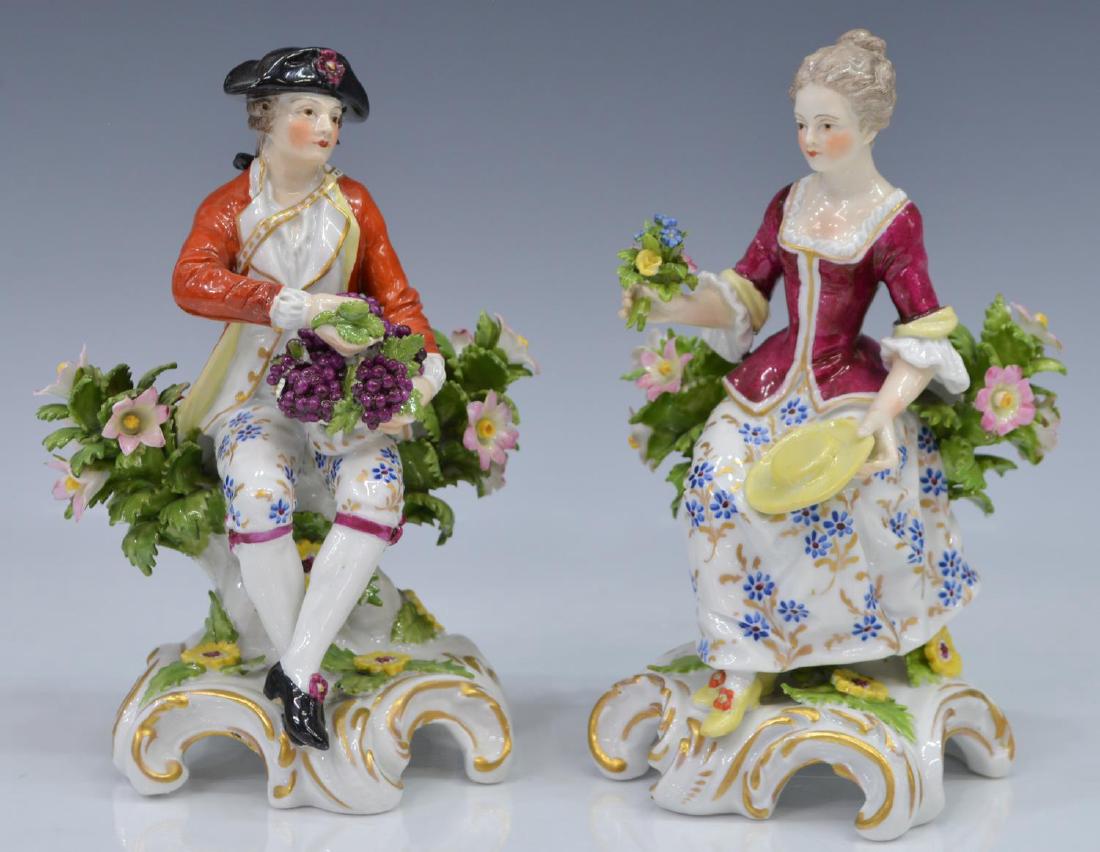(2) ANTIQUE CONTINENTAL PORCELAIN FIGURES (1 of 7)