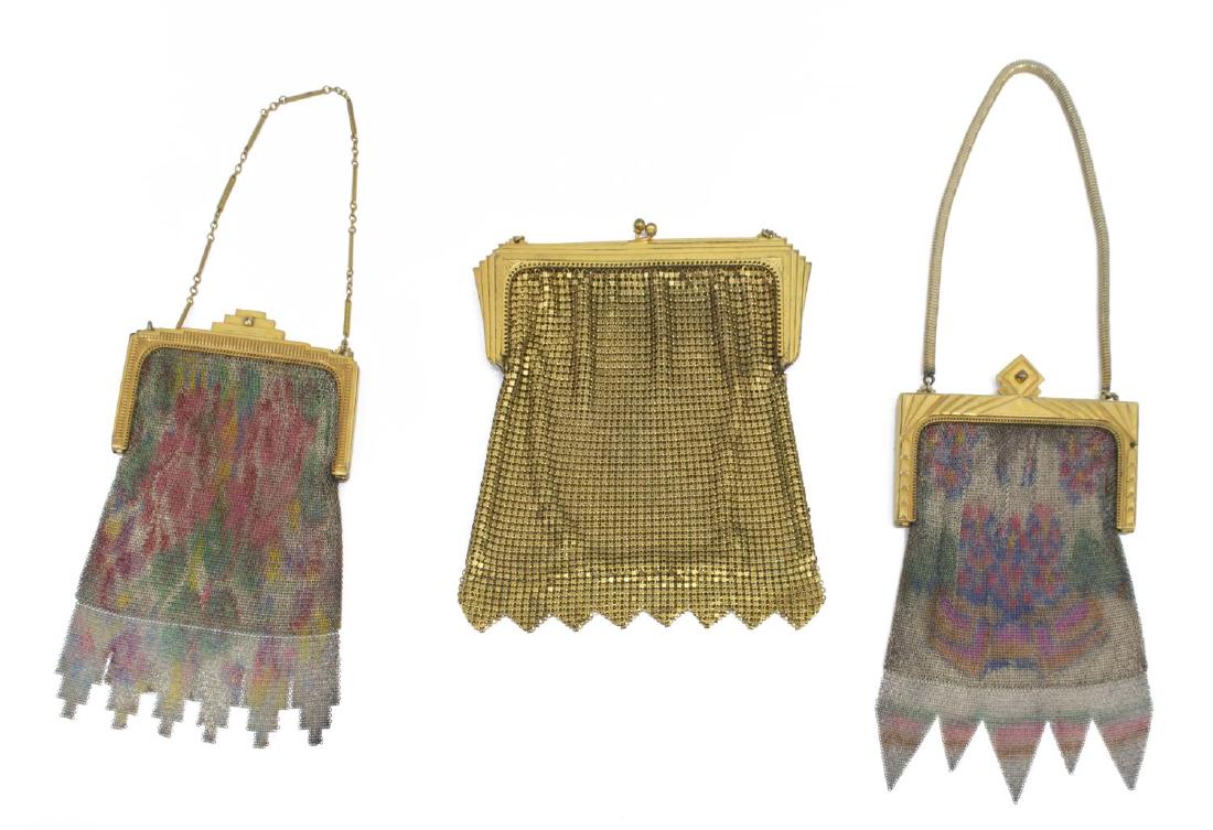 (3) LADIES VINTAGE MESH HANDBAGS, WHITING & DAVIS (1 of 4)