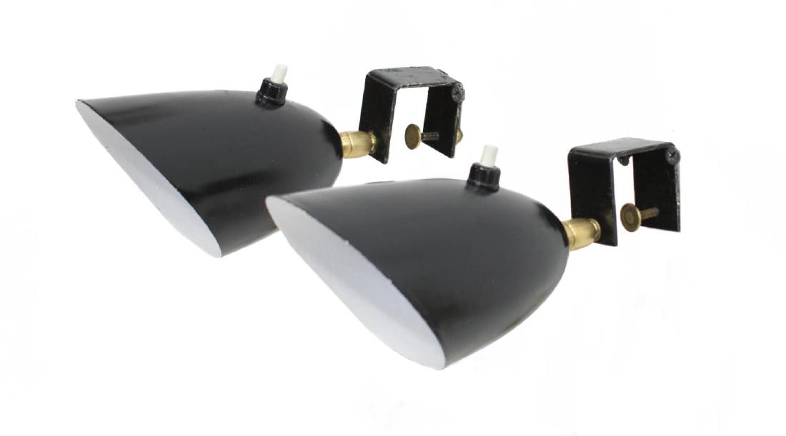 (2) STILNOVO STYLE ENAMEL METAL SPOTLIGHT LAMPS (1 of 3)