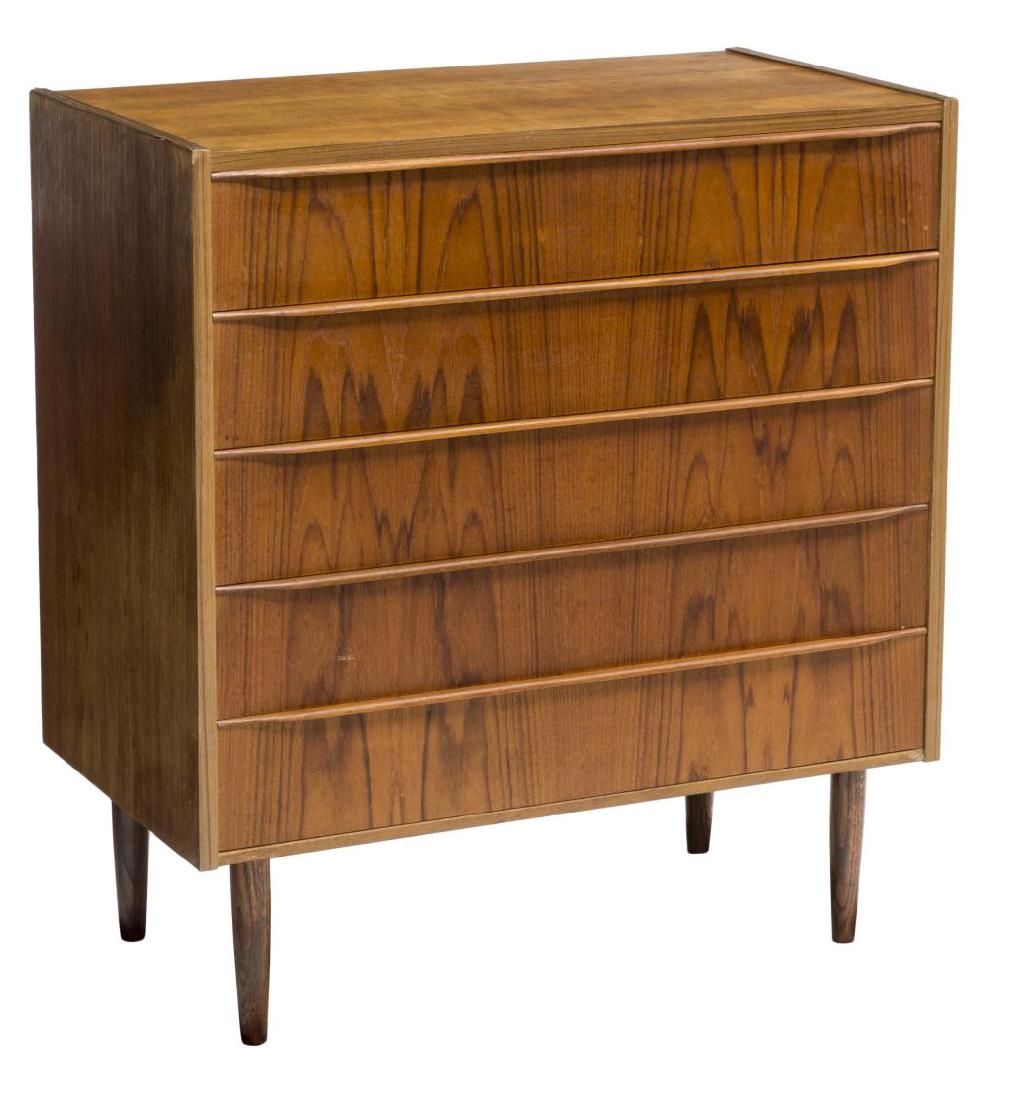 DANISH MID-CENTURY MODERN FOUR DRAWER CHEST (1 of 2)