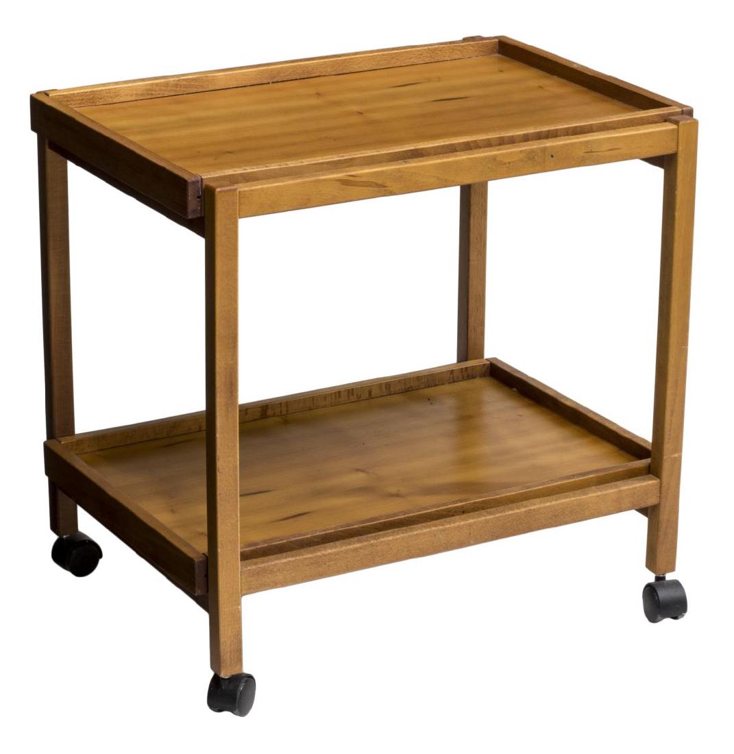 DANISH MODERN TEAKWOOD SERVICE CART (1 of 3)