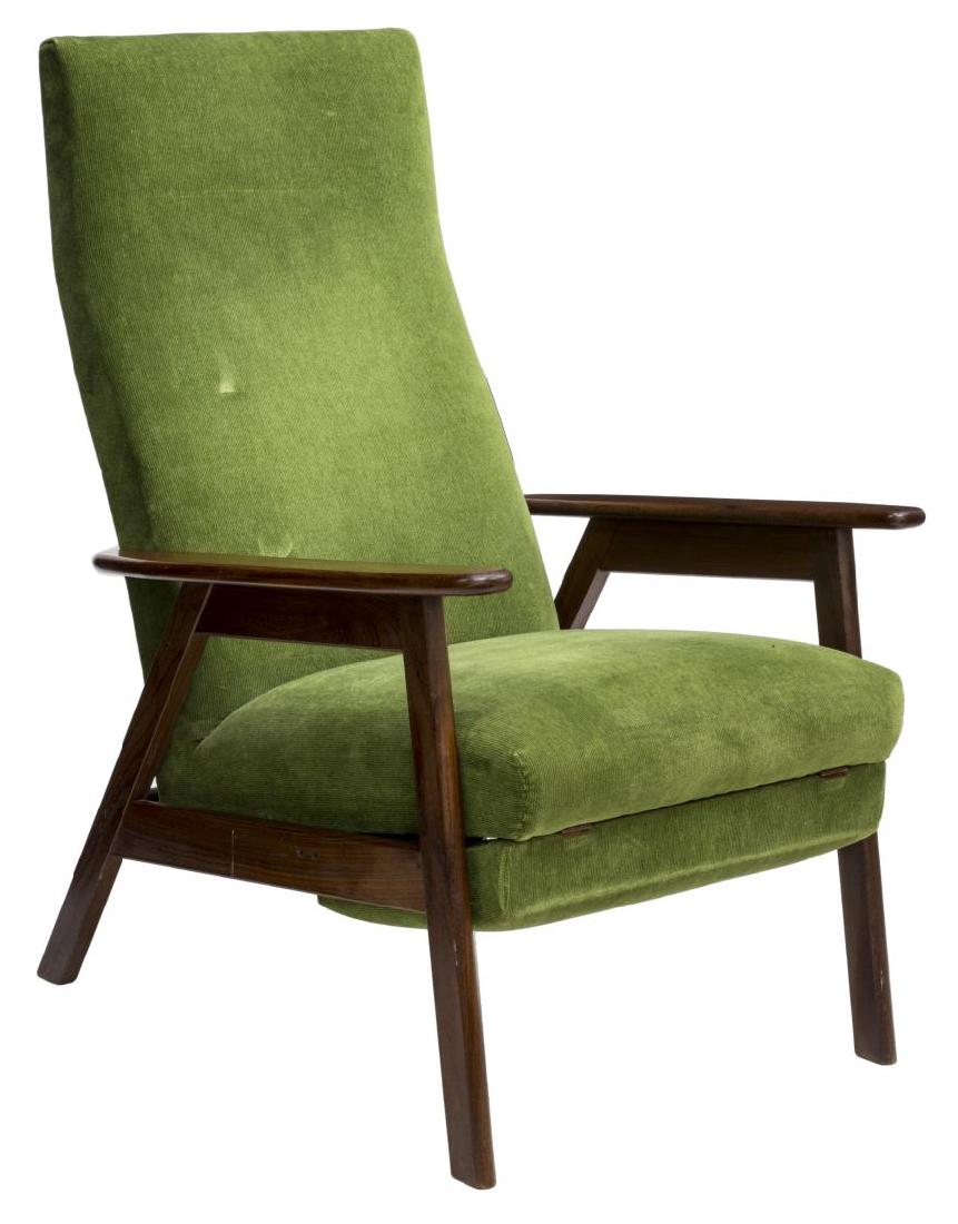 DANISH MID-CENTURY MODERN RECLINING ARMCHAIR (1 of 4)