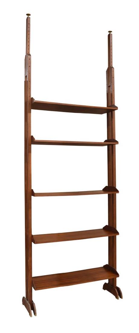 ITALIAN MID CENTURY MODERN ADJUSTABLE BOOKCASE (1 of 2)