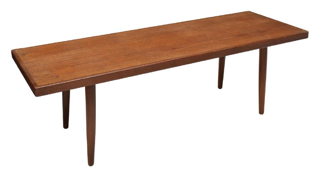 DANISH MID-CENTURY MODERN TEAKWOOD COFFEE TABLE (1 of 2)