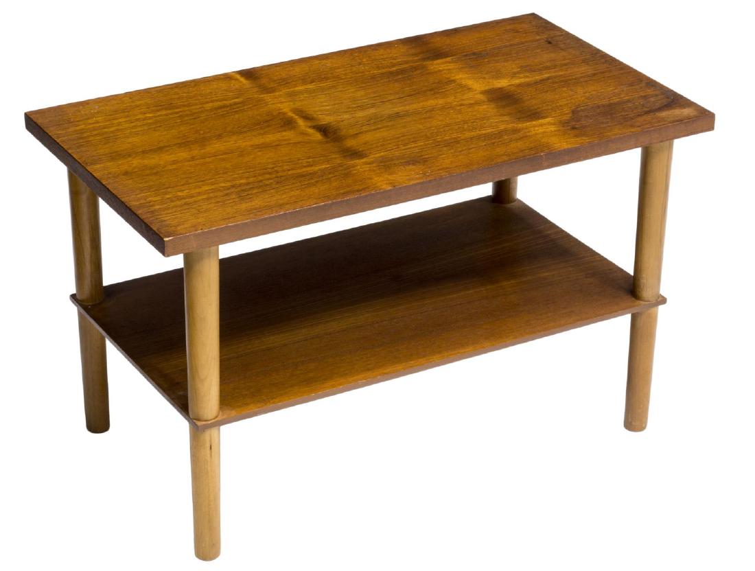 DANISH MID-CENTURY MODERN TEAKWOOD SIDE TABLE (1 of 2)
