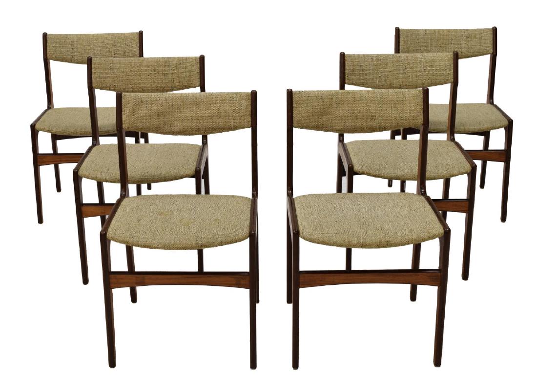 (6) DANISH MID-CENTURY MODERN ROSEWOOD SIDE CHAIRS (1 of 3)