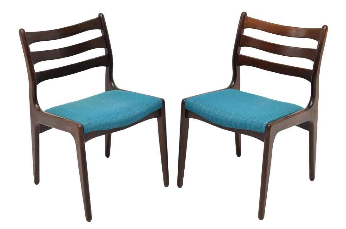 (5) DANISH MODERN ROSEWOOD SIDE CHAIRS (1 of 3)
